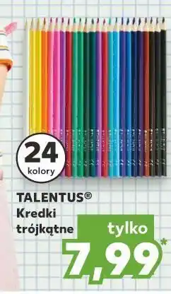 Kaufland Kredki trójkątne Talentus oferta