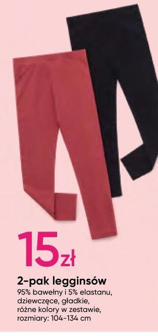 Pepco Legginsy dziewczęce 104-134 cm oferta