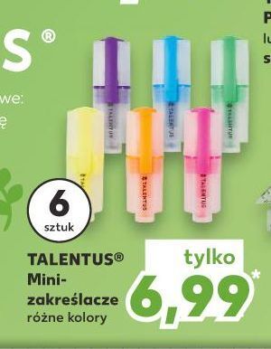 Kaufland Minizakreślacze mix Talentus oferta