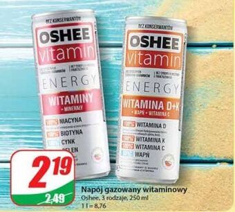 Dino Napój energetyczny witaminy + minerały Oshee Vitamin Energy oferta