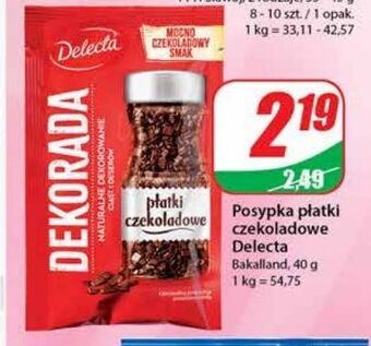 Dino Posypka płatki czekoladowe Delecta Decorada oferta