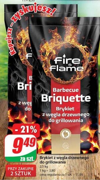 Dino Brykiet grillowy Fire & Flame oferta
