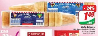 Dino Wafle do lodów super kruche Sławoj oferta