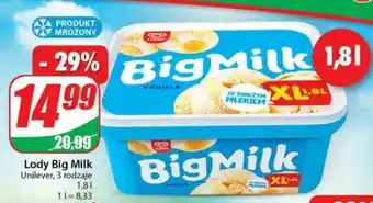 Dino Lody vanilla Algida Big Milk oferta