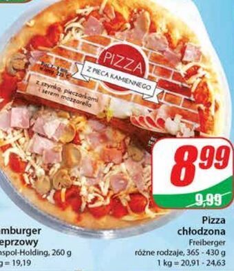 Dino Pizza z szynką i pieczarkami Freiberger oferta
