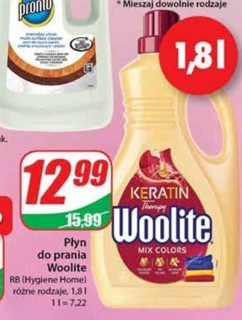 Dino Płyn do prania mix colors Woolite Keratin oferta