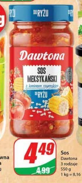 Dino Sos meksykański do ryżu Dawtona oferta