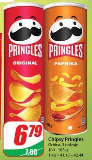 Dino Chipsy papryka Pringles oferta