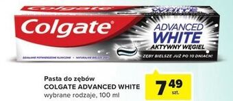 Pasta do zębów charcoal Colgate Advanced White
