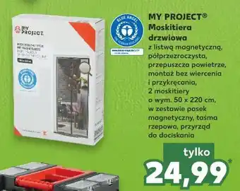 Kaufland Moskitiera do drzwi balkonowych 100 x 220 cm z listwą magnetyczną K-Classic Myproject oferta