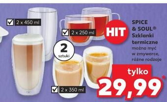 Kaufland Szklanki termiczne 250 ml Spice&Soul oferta
