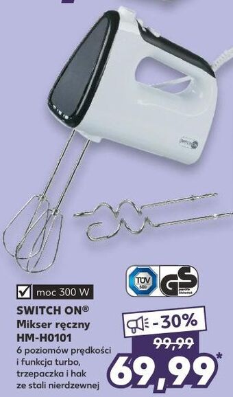 Kaufland Mikser ręczny hm-h0101 Switch On oferta
