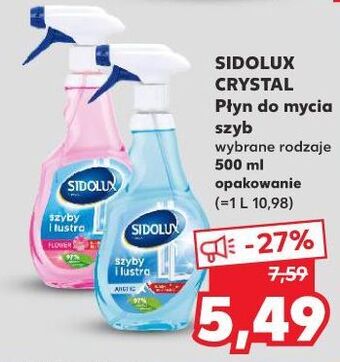 Kaufland Płyn do szyb arctic Sidolux Crystal oferta