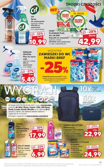 Kaufland Spray do łazienki Cif Power & Shine oferta