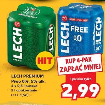 Kaufland Piwo Lech Free oferta