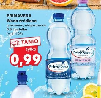 Kaufland Woda niegazowana Primavera oferta