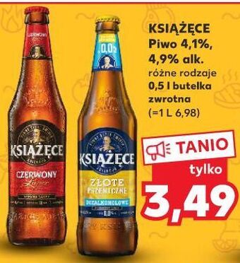 Kaufland Piwo Książęce Czerwony Lager oferta