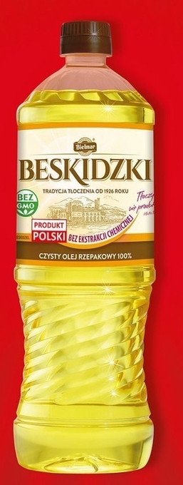 Biedronka Bielmar Beskidzki Czysty olej rzepakowy 100% 1 l oferta