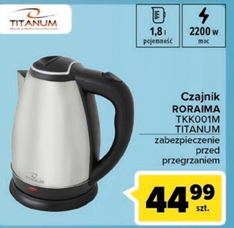 Carrefour Czajnik elektryczny Titanum oferta