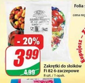 Dino Zakrętki do słoików 82 mm warzywa oferta