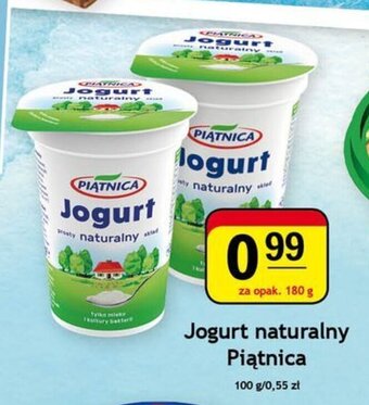 Gram Market Jogurt naturalny Piątnica 180 g oferta