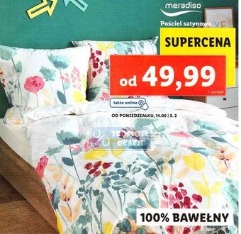 Lidl Pościel satynowa oferta