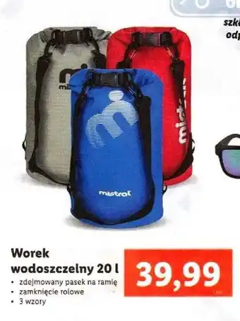 Lidl Worek wodoszczelny 20l oferta