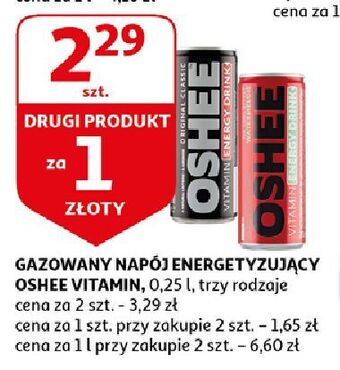 Auchan Napój watermelon Oshee Energy Drink oferta