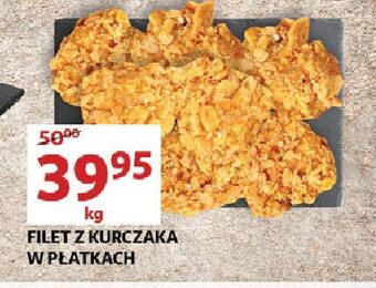Auchan Filet z kurczaka w płatkach oferta