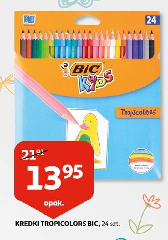 Auchan Kredki ołówkowe tropicolor Bic Kids oferta