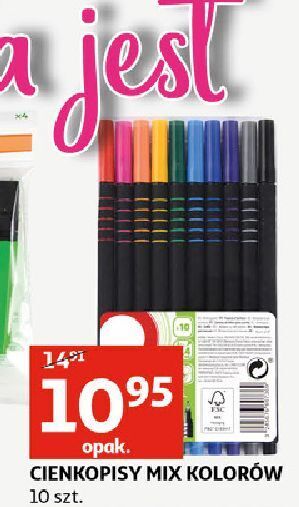 Auchan Cienkopisy 10 kolorów Auchan oferta