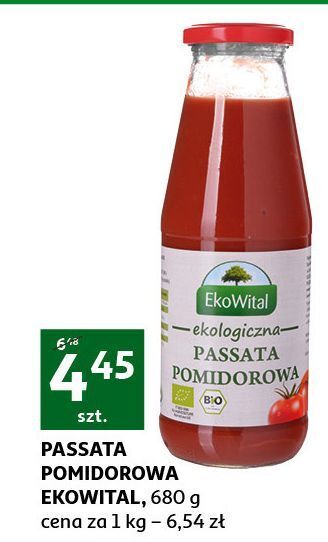 Auchan Passata pomidorowa Ekowital oferta