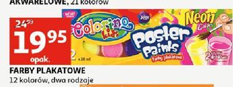 Auchan Farby plakatowe Colorino Kids oferta