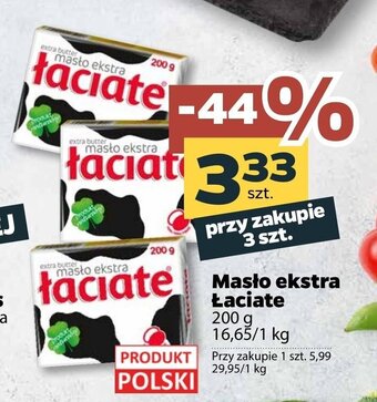 Netto Masło ekstra Łaciate 200g oferta