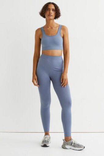 H&M Bezszwowe legginsy treningowe oferta