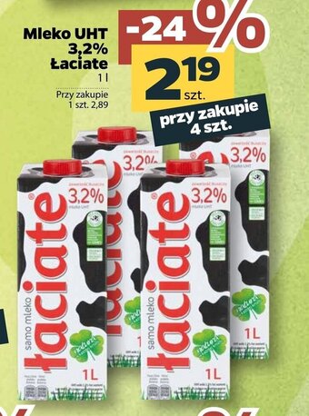 Netto Mleko UHT 3,2% Łaciate 1l oferta