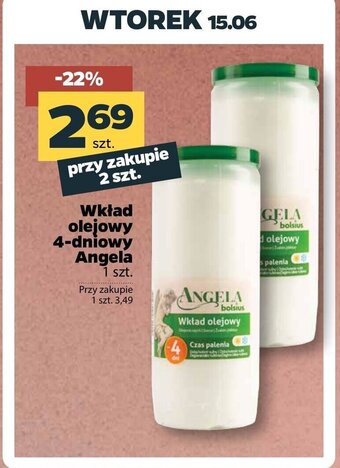 Netto Wkład olejowy 4-dniowy Angela oferta