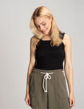 Takko Fashion Dział damski top - dekolt w kształcie serca oferta