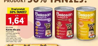 Lidl Karma dla psa z jagnięciną Bellosan oferta