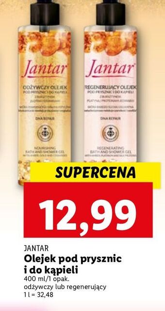 Lidl Olejek pod prysznic ze złotem Farmona Jantar oferta