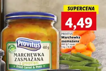 Lidl Marchewka zasmażana z groszkiem Provitus oferta