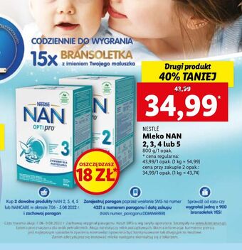Mleko 3 Nestle Nan Optipro