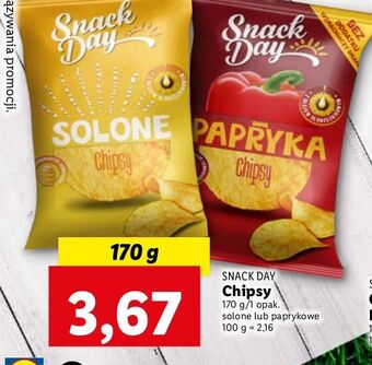 Lidl Chipsy solone Snack Day oferta