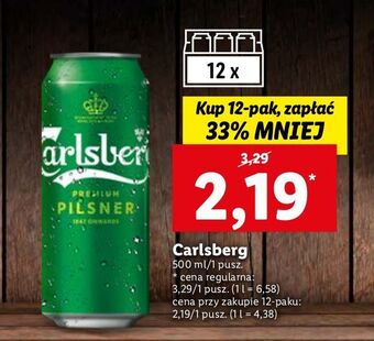 Lidl Piwo Carlsberg oferta