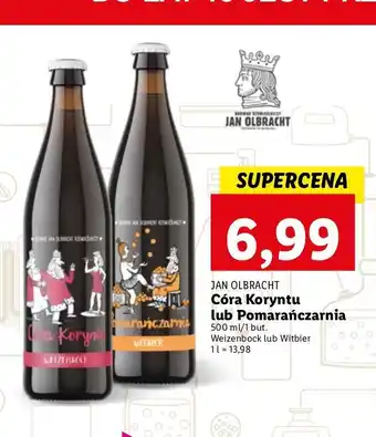 Lidl Piwo Jan Olbracht Pomarańczarnie Króla oferta