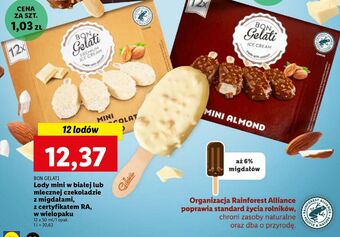 Lidl Lody mini almond Bon Gelati oferta