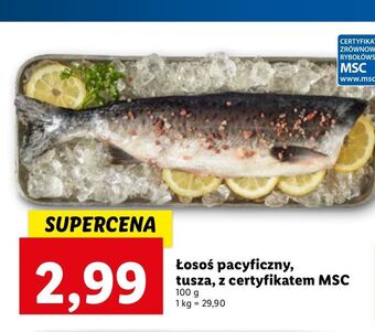 Lidl Łosoś pacyficzny gorbuscha tusza oferta