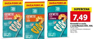 Lidl Krewetki w sosie czosnkowym King Prawn oferta