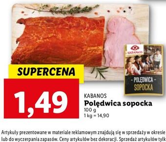 Lidl Polędwica sopocka Kabanos oferta