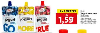 Lidl Jogurt o smaku bananowym Pilos oferta